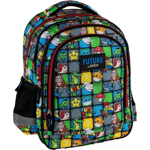 Super Mario, retro game hátizsák, 38x28x18cm, DF42