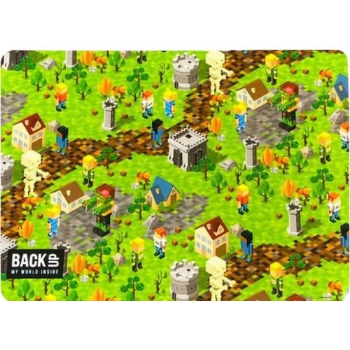 Minecraft asztali alátét, 30x40cm, BackUp A61, 2024, Game Level