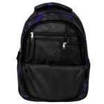 Lányos hátizsák, 3 rekeszes, 42x30x20cm, BackUp, 2025, X47, fekete-lila