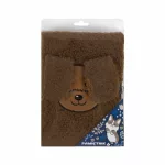 Kutyás napló kulccsal, plüss, 15x22cm, Kidea