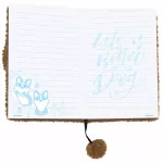 Kutyás napló kulccsal, plüss, 15x22cm, Kidea