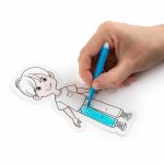 Kreatív divatstúdió, öltöztető szett (15 figura, 60 matrica, 12 strasszkő, 5 filctoll), Kidea