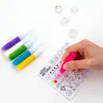 Gyűrűkészítő készlet (4 db gyűrű, 40 minta, 3D zselé), Kidea