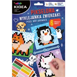   Mozaikkép készítő szett, matricázz számok szerint, 6 ív/szett, Kidea