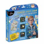 Úti játszókönyv matricákkal, filctollal