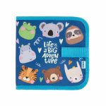 Úti játszókönyv matricákkal, filctollal