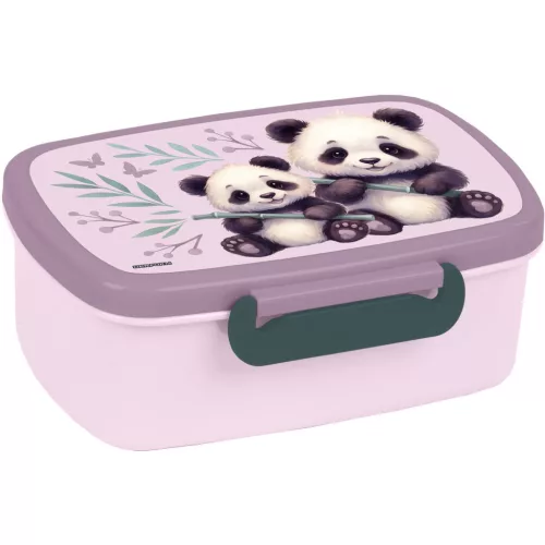 Pandás uzsonnás doboz, PA11, két panda