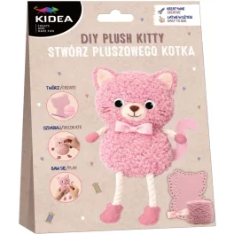 Készíts plüsscicát! Kidea kreatív szett