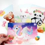 Matricás figurakészítő szett, állatok, Kidea