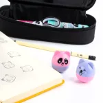 Nyomda szett, 2 db-os, állatos (panda és quokka), lila-rózsaszín, Kidea