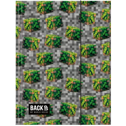 Minecraft mintás gumis mappa A/4, BackUp A78, 2026, kockák