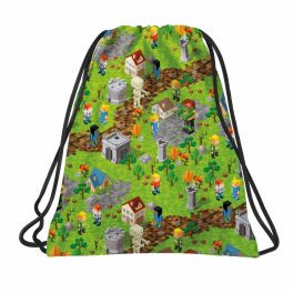 Minecraft mintás tornazsák, 41x35cm, BackUp, 2025, A61