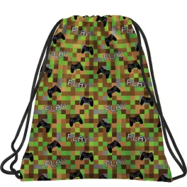  Minecraft mintás tornazsák, 41x35cm, BackUp, 2026, A81, Play