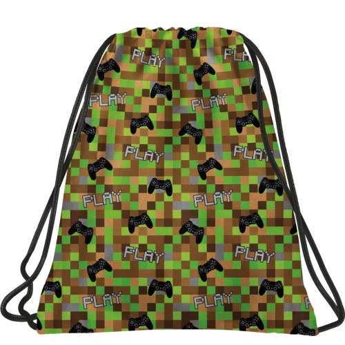 Minecraft mintás tornazsák, 41x35cm, BackUp, 2026, A81, Play