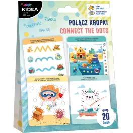   Foglalkoztatókészlet: Kösd össze a pontokat! 20 lap/szett, Kidea