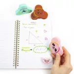 Szövegkiemelő, 3 az 1-ben, 3 féle állatmintával, Kidea