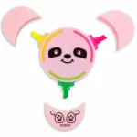 Szövegkiemelő, 3 az 1-ben, 3 féle állatmintával, Kidea