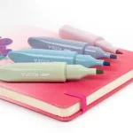 Szövegkiemelő, 4 db/csomag, Kidea, pasztell színek