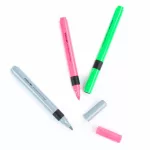 Szövegkiemelő, 3 db/csomag, metál, Kidea