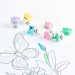 Maci formájú szövegkiemelő 5 db/csomag, Kidea