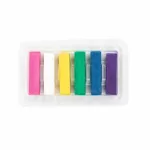 Pasztellkréták színezhető lapokkal, 6+6 db, Kidea, unikornis