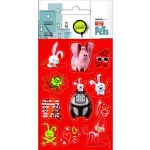 The Secret Life of Pets matrica, 8x12cm, 5 lap/csomag
