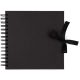 Scrapbook, napló, 20x20cm, 40 lapos, fekete