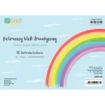 Színes karton, fotókarton, A/4, 180g, 10 szín, 20 lap/cs