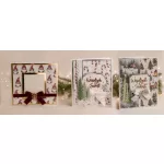 Mintás kartonok, dekor karton, 15x15cm, 160g, 24 lap/csomag, Christmas Mood