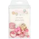 Csináld magad kulcstartó, 8 db-os készlet, Pinky Puppy