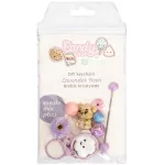 Csináld magad kulcstartó, 9 db-os készlet, Lavender Bear