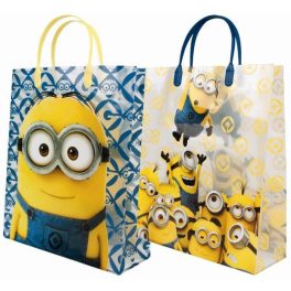   Minions, Minyonok ajándéktáska 40x27 cm, műanyag, 2 féle