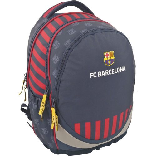 FC Barcelona ergonómikus hátizsák, iskolatáska 46x34x18cm, csíkos, 530001