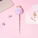 Pusheen cicás golyóstoll pomponnal