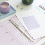 Pusheen cicás gyűrűskönyv A/4, 4 gyűrűs, Moments, lila