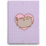 Pusheen cicás füzetbox A/4, Moments, lila
