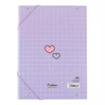 Pusheen cicás füzetbox A/4, Moments, lila