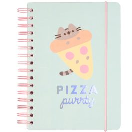   Pusheen cicás bullet journal, napló, A/5, 90 lapos, Foodie Collection