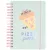 Pusheen cicás bullet journal, napló, A/5, 90 lapos, Foodie Collection