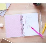 Pusheen cicás bullet journal, napló, A/5, 90 lapos, Foodie Collection