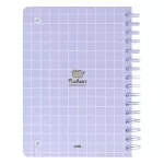 Pusheen cicás spirál napló, A/5, 90 lapos, Moments, lila