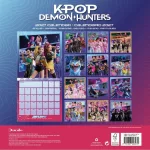 K-POP Démonvadászok lemeznaptár, 30x30cm, 2027