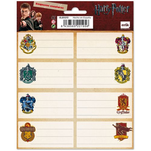 Harry Potter füzetcímke 16 db-os