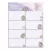 Pusheen cicás füzetcímke 16 db-os, Moments, lila