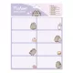 Pusheen cicás füzetcímke 16 db-os, Moments, lila