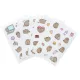 Pusheen cicás matrica, 4 ív (laptophoz, okostelefonhoz, tablethez)