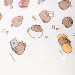 Pusheen cicás matrica, 4 ív (laptophoz, okostelefonhoz, tablethez)