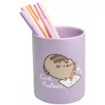 Pusheen cicás kerámia ceruzatartó, 11cm, Moments, lila