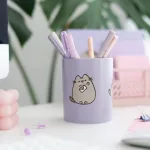 Pusheen cicás kerámia ceruzatartó, 11cm, Moments, lila