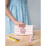 Pusheen cicás tolltartó, beledobálós, 21x12x3cm, Rose Collection